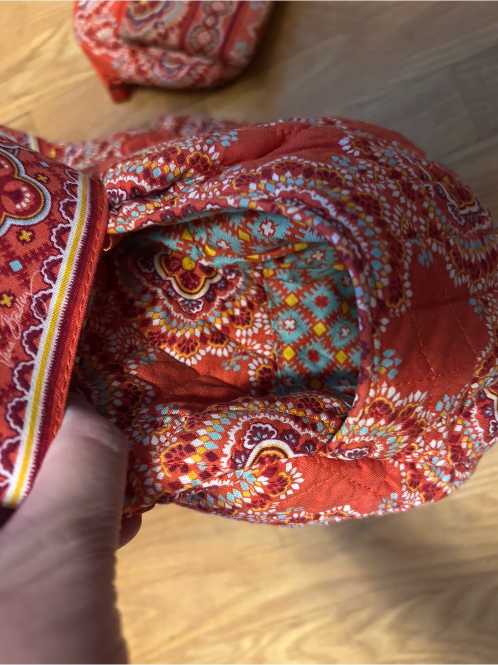 Vera Bradley paprika paisley Crossbody , Morgan toys, wallet & cosmetic bag - Picture 5 of 11